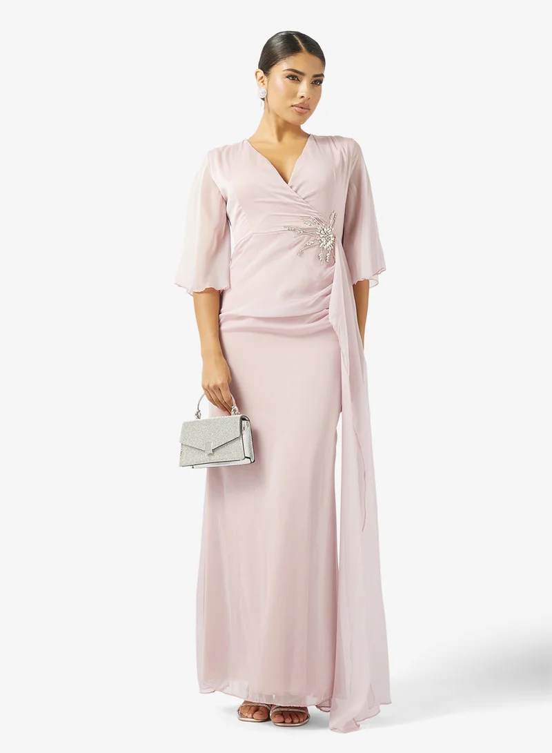 Khizana  Evening Dress With Waist Trail for Women | Best Price UAE